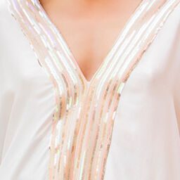 Kaftan with sequin details