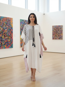 Γυναικείο Καφτάνι από 100% Viscose – Λευκό, Αέρινο & Boho Chic