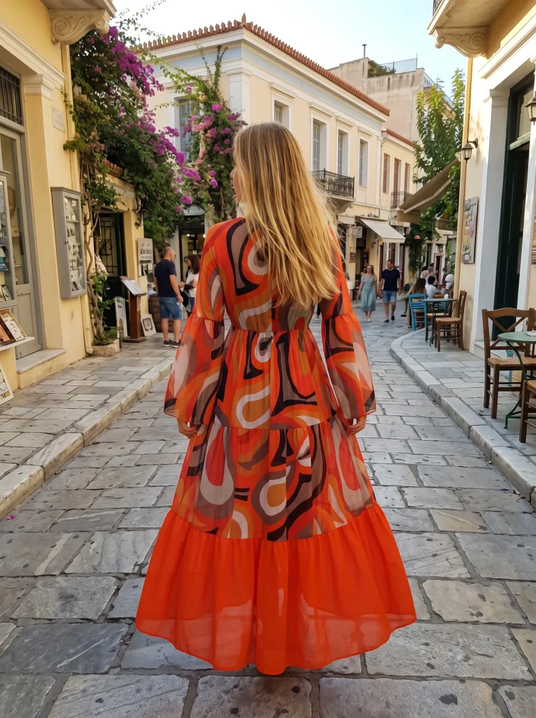 Μακρύ Resort Wear Φόρεμα – Ελληνικό, Μοναδικό & Νεανικό Boho Style