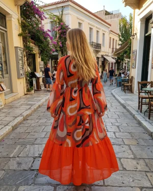 Μακρύ Resort Wear Φόρεμα – Ελληνικό, Μοναδικό & Νεανικό Boho Style