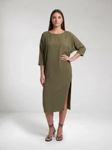 Καφτάνι Γυναικείο 100% Viscose με Πλαϊνό Άνοιγμα & Ασύμμετρο Σχέδιο