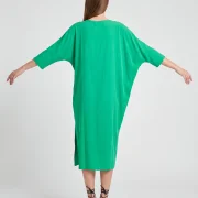 Καφτάνι Γυναικείο σε Χρώματα 100% Viscose με Πλαϊνό Άνοιγμα & Ασύμμετρο Σχέδιο