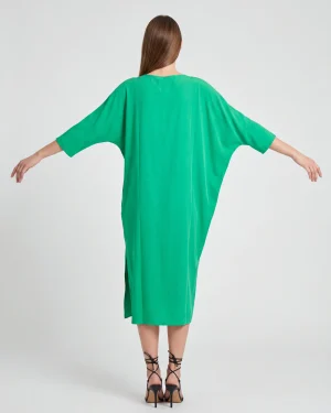 Καφτάνι Γυναικείο σε Χρώματα 100% Viscose με Πλαϊνό Άνοιγμα & Ασύμμετρο Σχέδιο